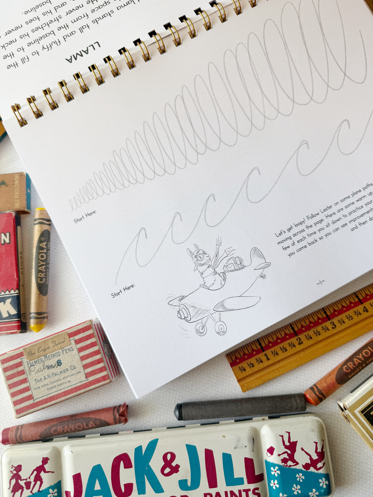 The Letter Bridge™ Step Three | Llama Letters | Print and Cursive Penmanship Practice Workbook | Printed