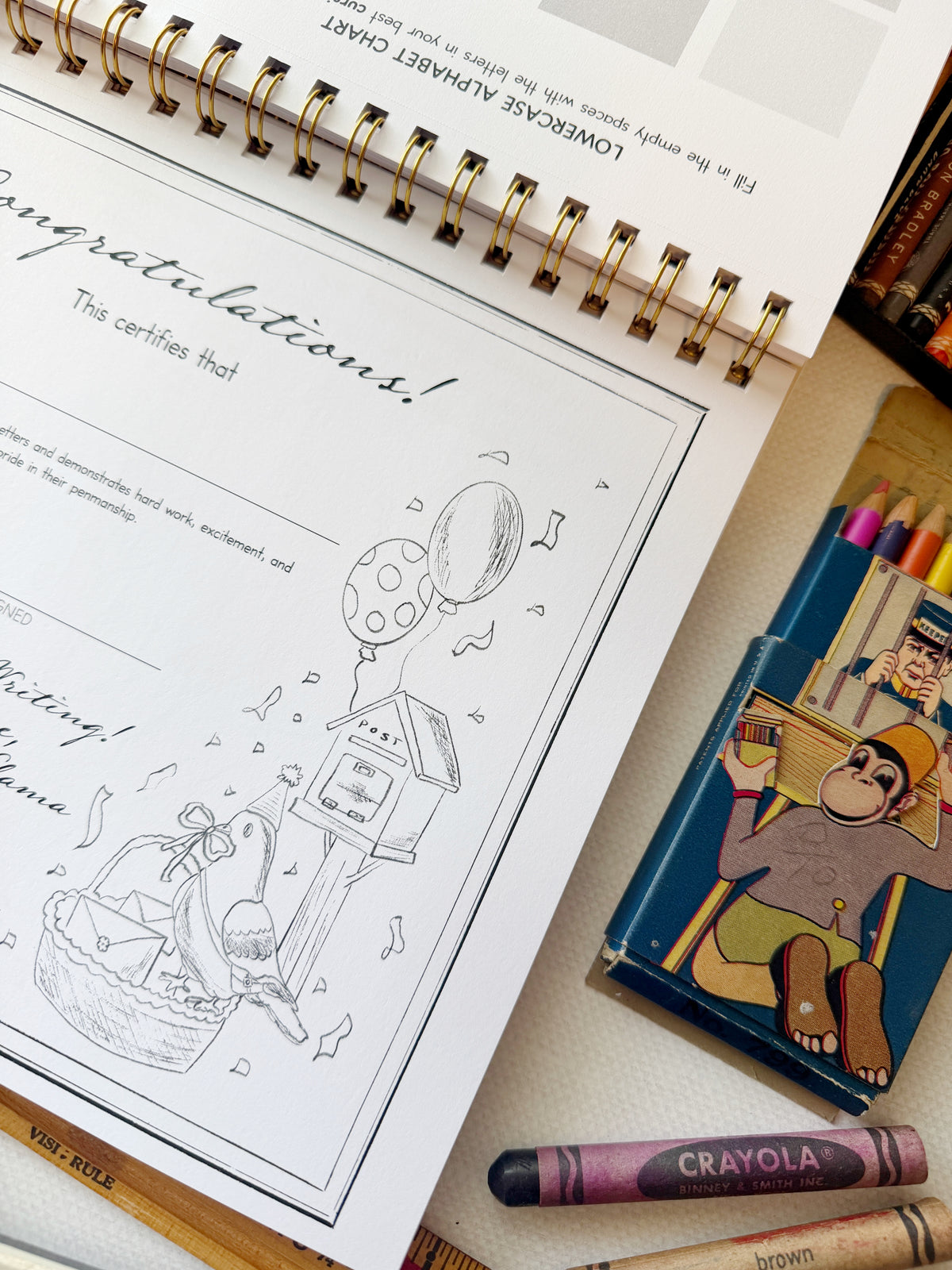 The Letter Bridge™ Step Three | Llama Letters | Print and Cursive Penmanship Practice Workbook | Printed