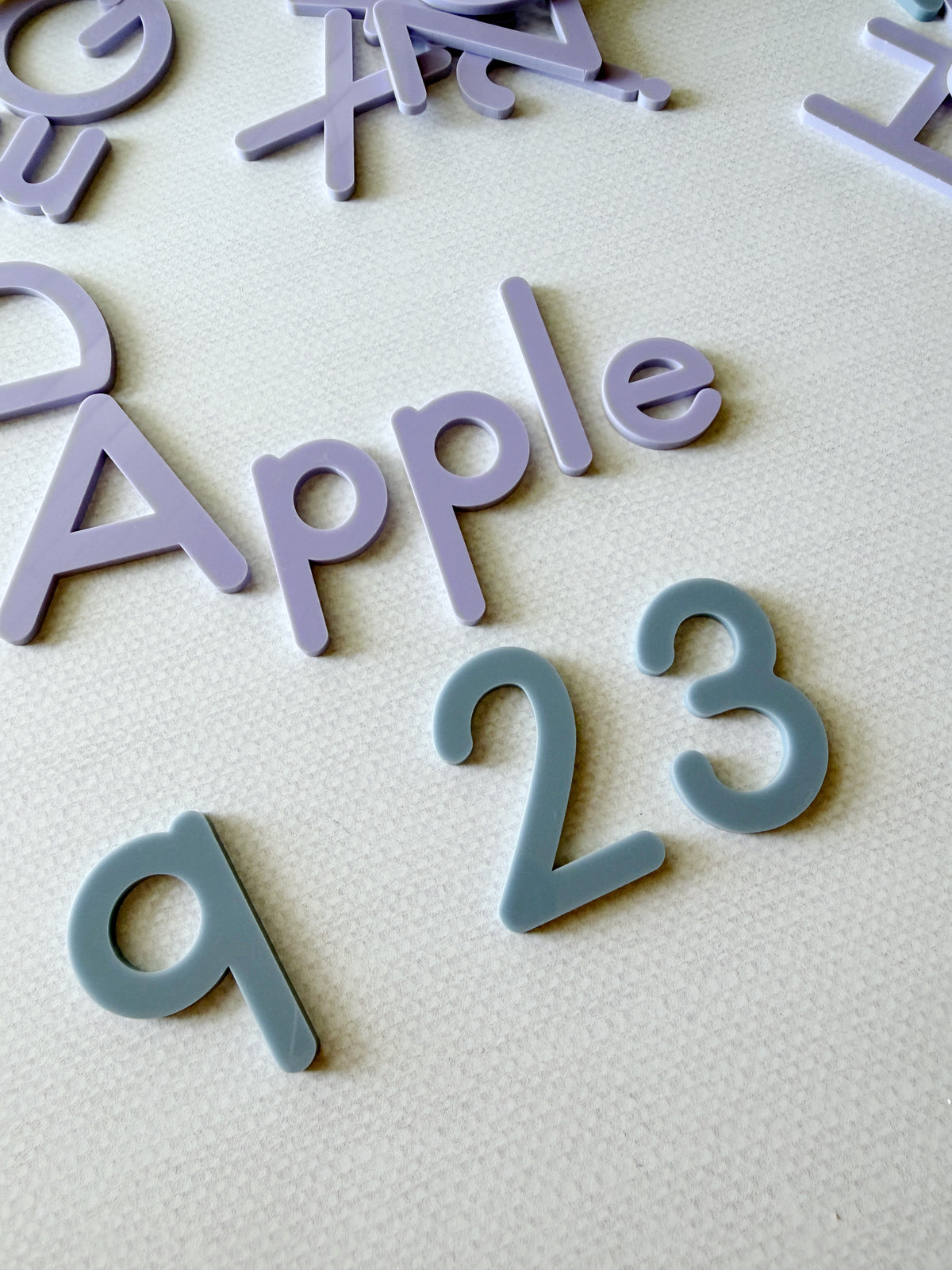 Print Table Set | Tactile Letters and Numbers