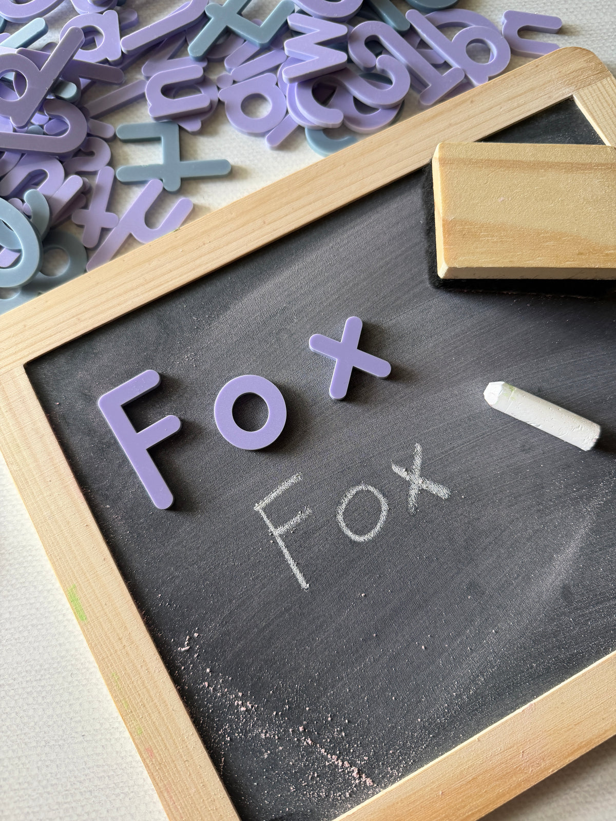 Print Table Set | Tactile Letters and Numbers