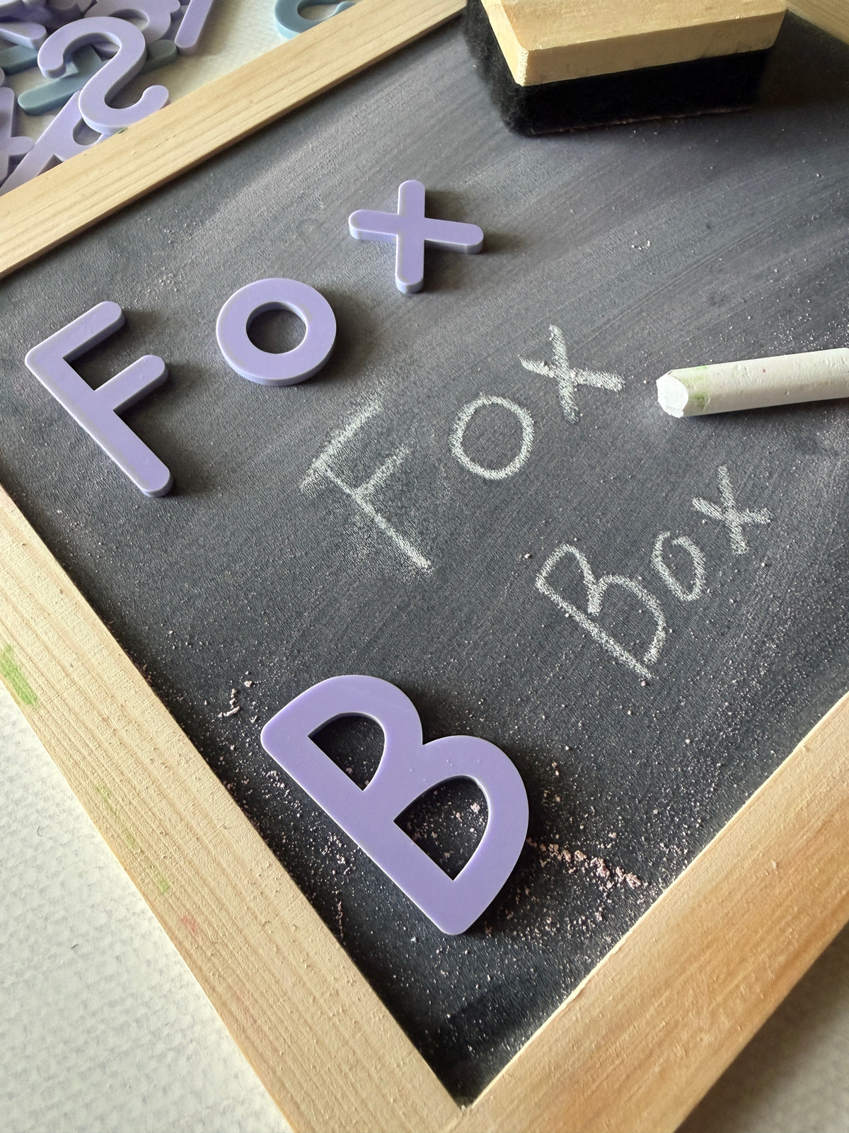 Print Table Set | Tactile Letters and Numbers