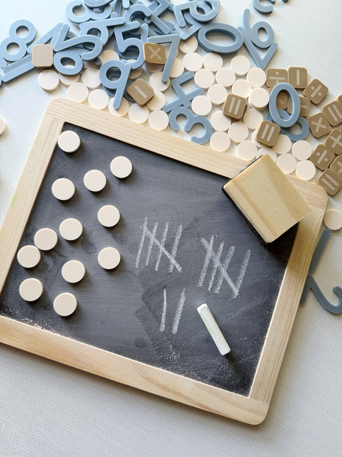 Arithmetic Table Set | Tactile Numbers, Counters, Math Signs