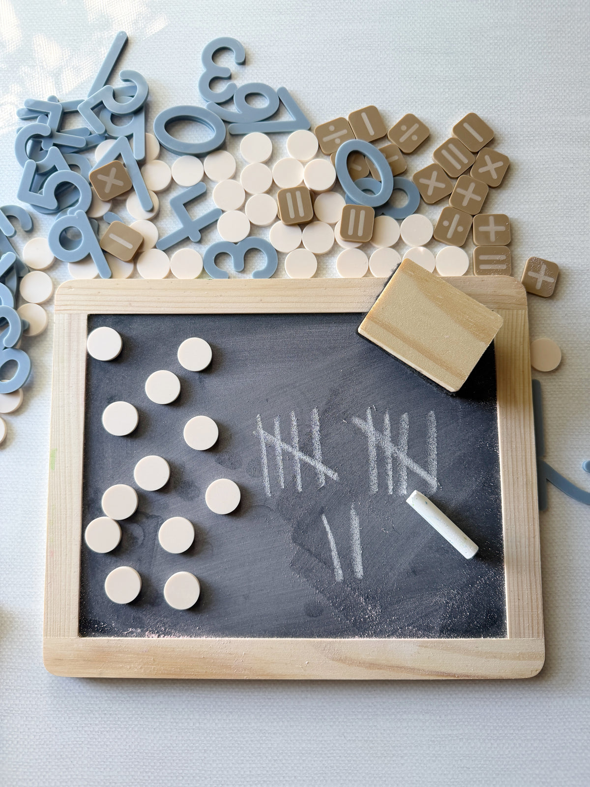 Arithmetic Table Set | Tactile Numbers, Counters, Math Signs