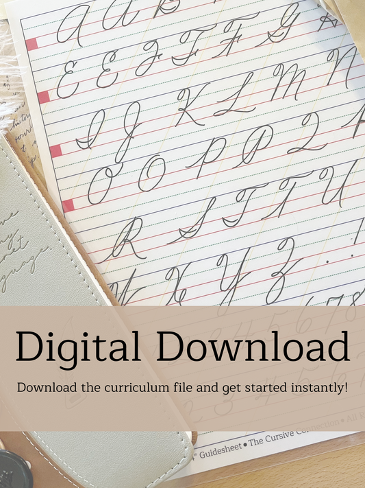 The Cursive Connection Digital Download