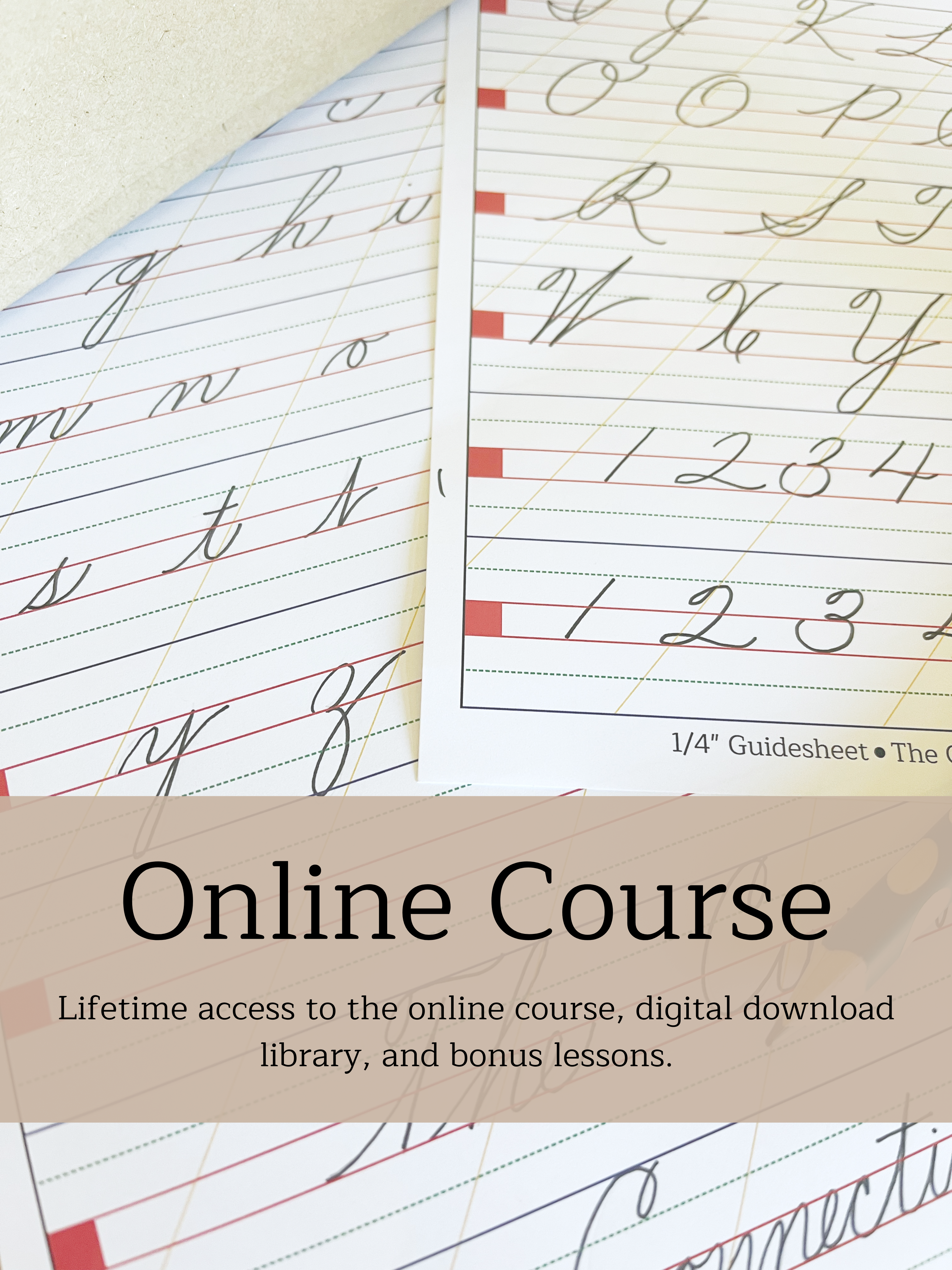 The Cursive Connection Online Course Enrollment