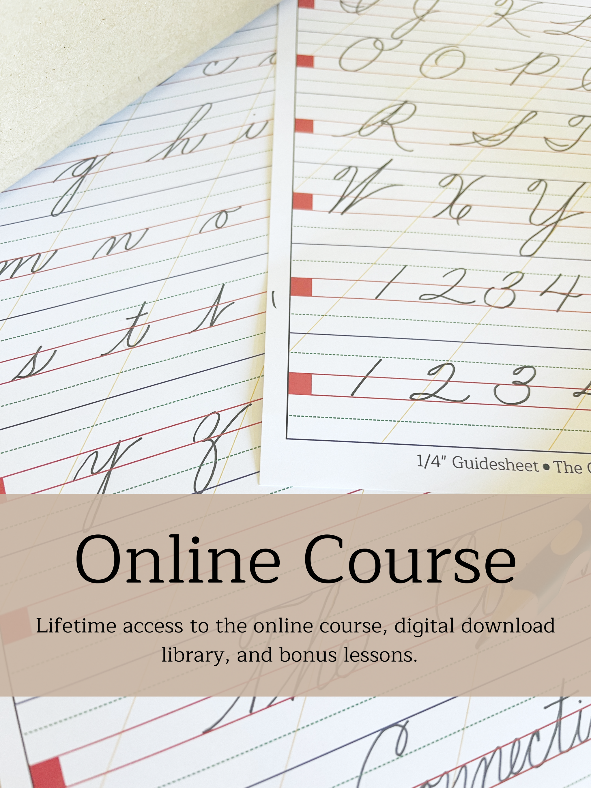 The Cursive Connection Online Course Enrollment