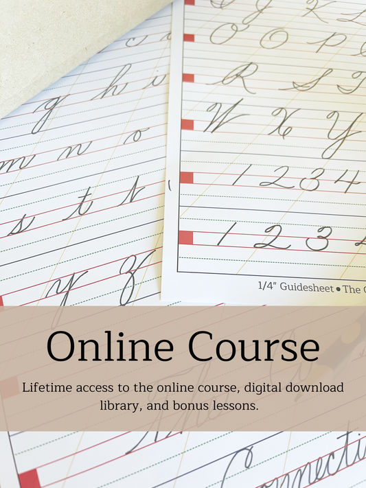 The Cursive Connection Online Course Enrollment