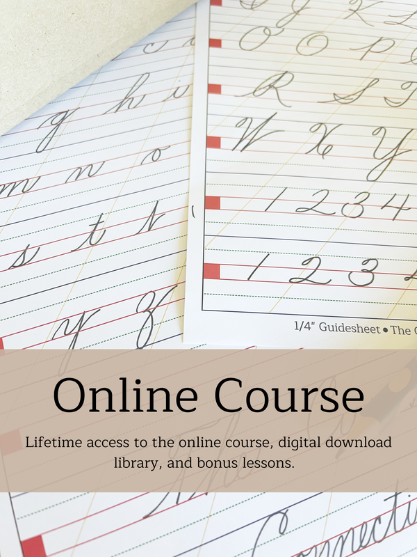 The Cursive Connection Online Course Enrollment – Simply Lettered Shop