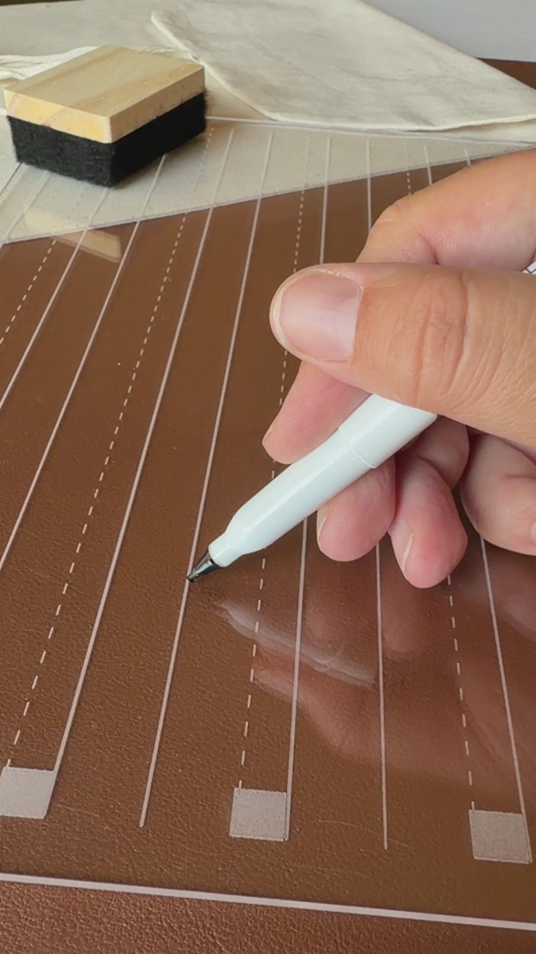 Cursive Guidelines Practice Board
